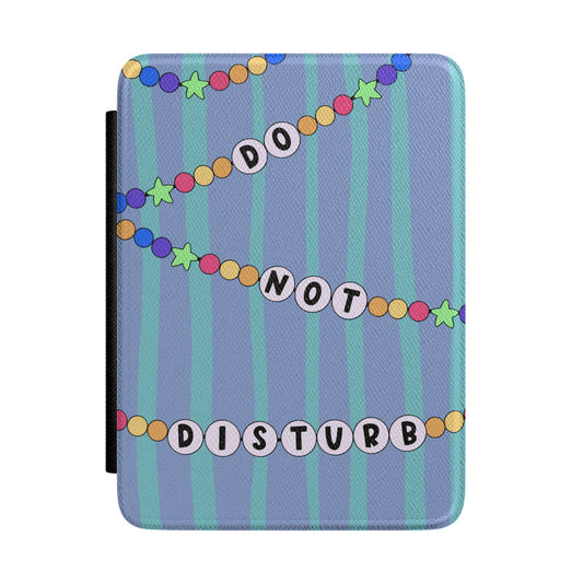 "DO NOT DISTURB" Friendship Bracelet Kindle Case (fits Kindle 12 gen & Colorsoft 2024-2025)