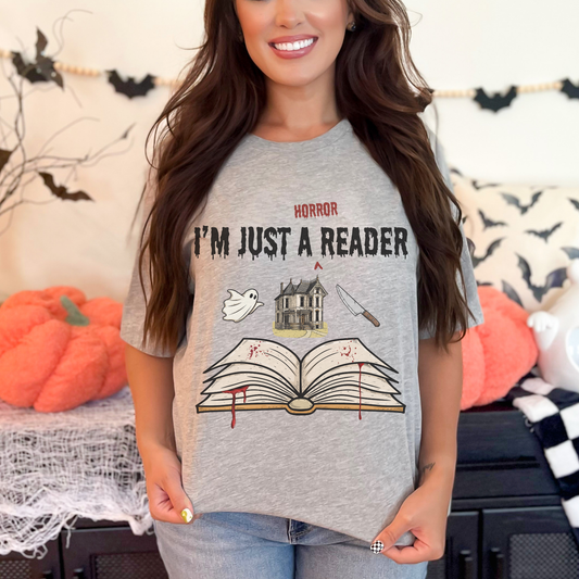 I'm Just a Horror Reader Shirt